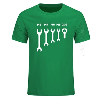 NOVOS Homens T-Shirt de Algodão Funny T-Shirts Chave da Mandíbula Chave de Cerveja Mecânico de Automóveis Camiseta de grandes dimensões O Pescoço Top de Roupas