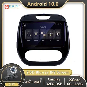 EKIY DSP Autoradio 2din Android DVD De Renault Kaptur Captur 2016-2019 auto-Rádio Multimédia Player de Vídeo BT GPS de Navegação