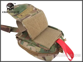 Emersongear Militar Kit de Primeiros Socorros Molle Militar de Airsoft médico de Combate Bolsa EM6368