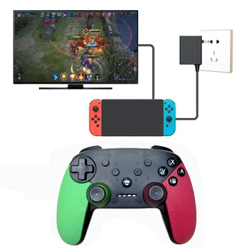 Mudar Pro Controller Com NFC NS sem Fio Bluetooth Gamepad Para Nintend Interruptor/ Comutador lite/PC/Steam Joystick