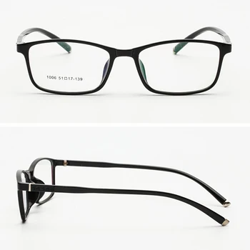 Novo TR90 Miopia Óculos leves e flexíveis armações de óculos com Mulheres ou Homens do quadro moda prescrição de óculos Vintage