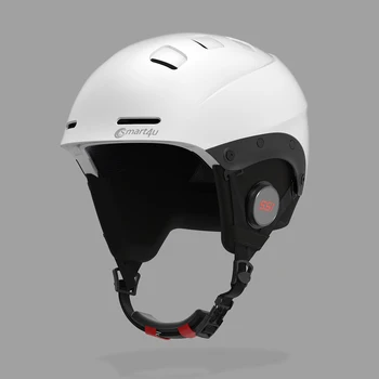 Smart4u Bluetooth Capacete de Ciclismo Homens de Baixa temperatura-resistente Capacete de Esqui de Skate, Capacete de Moto Forro Destacável PC+EPS