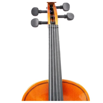 Violino 1/2 Tamanho Natural Violino Basswood Cordas De Aço Com Estojo Arbor Arco De Resina Ponte Natural Acústico Violino Para Crianças Iniciantes