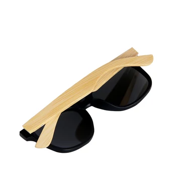 Vintage de Madeira Óculos de Homens, Óculos de sol de Bambu para as Mulheres o Design da Marca Óculos de Praia, Óculos de Sol Polarizados Tons luneta oculo