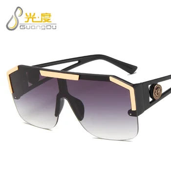 Quadrado grande óculos de sol feminino masculino 2020 uv400 de alta qualidade da marca do designer de grandes dimensões polarizada óculos de sol oculos de sol feminino