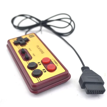 15 Pin de Quatro Botões Clássico gamepad controlador de jogo Para N-E-S/FC clone console