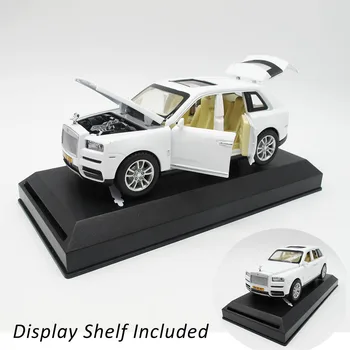 1:30 Rolls-Royce Cullinan Modelos De Carros De Metal Modelo De Exibição De Puxar De Volta O Carro De Som E Luz Portas Se Abriram De Brinquedos Para As Crianças Presentes De Natal