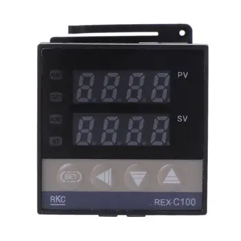 PID Digital Controlador de Temperatura REX-C100 0 A 400 graus Celsius K de Entrada do Tipo SSR Saída de Ferramentas de teste