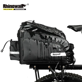 Rhinowalk 17L Completa Impermeável, Estrada, Mountain Bike Sela Rack Tronco Sacos Para andar de Bicicleta Portador da Bagagem Ombro Bolsa de Câmera da Bolsa