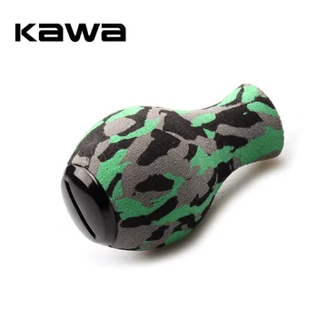 Kawa Carretel de Pesca Botão Para Shimano Daiwa Bobina de EVA Materail 7*4*2.5 mm Rolamento de DIY Lidar Acessório Carretel Basculante de Camuflagem botão