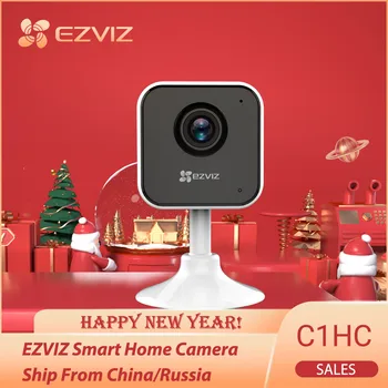 EZVIZ Câmera de Segurança 720p 1080p Interior wi-Fi de Casa Inteligente Detecção de Movimento bidirecional de Áudio 40ft Visão Noturna de 2,4 GHz C1HC