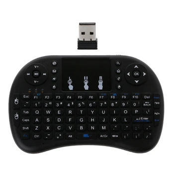 Inglês sem Fios de 2,4 GHz i8 Mini Teclado para Jogos Fly Air Mouse Para Smart TV Box PS3