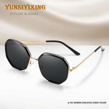YSYX Mulheres de Óculos de sol de forma Simples Viagem de Proteção UV Revestimento Anti-Reflexo de Lente de Óculos de Sol das Mulheres NOVAS 2020, a Marca de Luxo 2230