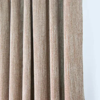 Novo Quente Vendas Cortinas na sala de Bambu Linhas de tecidos Blackout para o quarto Completo de Sombreamento Tamanho Personalizado Sala de Cortinas
