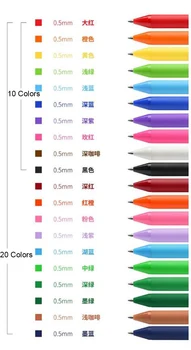 Original Xiaomi caneta Mijia ABS caneta mi Sinal de Caneta 0,5 mm de Assinatura de Canetas PREMEC Suave Suíça Recarga MiKuni Japão Tinta tinta colorida