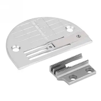 2PCS Industriais, Acessórios para Máquina de Costura de Agulha Chapa de Pé Calcador com Dentes Conjunto de Kit de