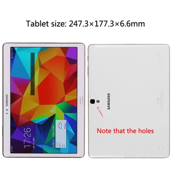 Case para Samsung Galaxy Tab S T800 T805 de 10,5 cm de PU de Couro Tablet Case Capa para Galaxy Tab S SM-T800 SM-T805 Caso de Tablet