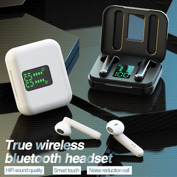 Mais recentes sem Fio Bluetooth Fone de ouvido Fone de ouvido com Microfone Estéreo de Fones de ouvido sem Fio Sport/Android Fone de ouvido com Cancelamento de Ruído