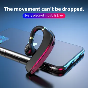 Mais recente de Bluetooth sem Fio do Fone de ouvido Estéreo com HD de Microfone de mãos-livres Fones de ouvido Bluetooth Estéreo de Fones de ouvido Para iPhone Samsung Xiaomi