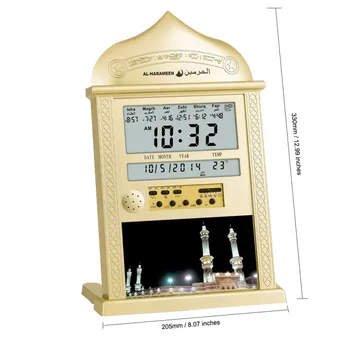 HA-4004 azan relógio de parede orar relógio despertador, relógio mesquita