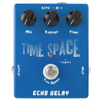 Caline CP-17 Echo Delay Efeitos de Guitarra, Pedal Espaço de Tempo de Graves Distorções True Bypass Azul