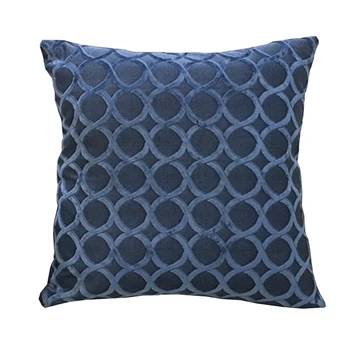 Infinitas desenho jacquard sofá capa de almofada em tecido chenille decorativos jogar travesseiro capa 45x45/55x55cm tamanho