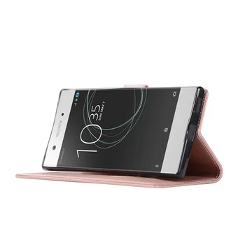 Para Sony Xperia XA1 Ultra Flip Carteira Caso G3221 G3223 G3212 G3216 Slot para Cartão de Telefone Saco G 3221 3223 3216 XA 1 Ultra Capa de Couro