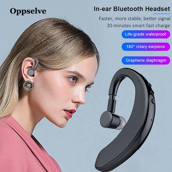 Oppselve sem Fio, Fones de ouvido Bluetooth Fone de ouvido Estéreo Único equipamento mãos-livres com Microfone de Negócios Fones de ouvido Bluetooth Para Condução