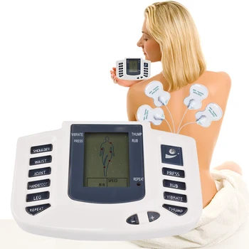 10 Nível Elétrico EMS Aliviar a Dor Muscular Estimulador de Pulso Dezenas de Acupuntura, de Terapia do Corpo da Máquina Relaxar o Músculo Terapia Massager