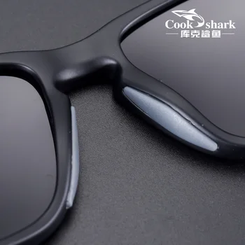 Cozinhe tubarão dos homens óculos de sol polarizados óculos hipster driver de condução óculos olhos 2020 novo óculos de sol