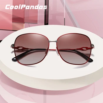 CoolPandas 2020 Feminino de Design de Óculos de sol das Mulheres Polarizada Clássico da Moda Senhoras Óculos Gradiente de Lentes UV400 gafas de sol mujer
