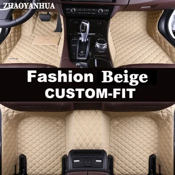 ZHAOYANHUA ajuste Personalizado carro tapetes para BMW série 3 E46 E90 E91 E92 E93 F30 F31 F34 GT 5D estilo carro de tapete em carpete forros