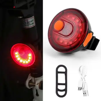 HiMISS Bicicleta Lanternas Recarregáveis USB 9 DIODO emissor de luz de Segurança, Luzes de Advertência de Luzes da Bicicleta de Alta Qualidade, Acessórios da Bicicleta
