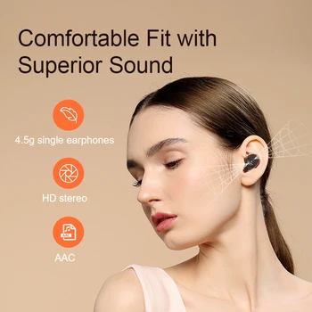 QCY T1C de Energia sem Fio Bluetooth Fones de ouvido Execução Esportes Fones de ouvido Binaural Mini In-ear com ENC Redução de Ruído