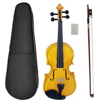 1/8 Tala de Colorido Brilhante, Acústico Violino Violino com Resina Caso de Arco, para os amantes da música