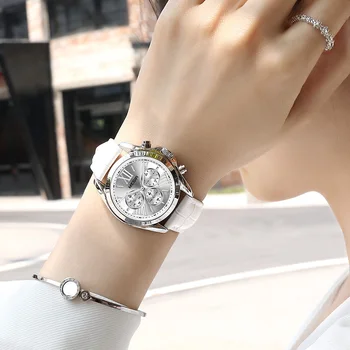 Mulheres Relógios de Marca Top de Luxo MEGIR Senhoras Quartzo Relógio de Pulseira de Relógio Amantes de Relógio Reloj Mujer Zegarek Damski Montre Femme