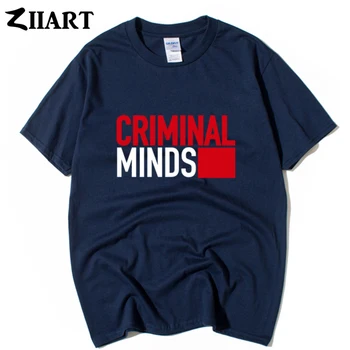 Criminal minds logotipo casal, o homem de roupa de meninos masculino o-pescoço curto T-shirt de manga