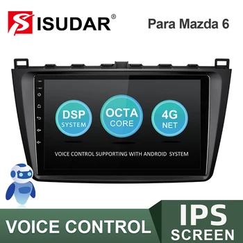 ISUDAR Rádio do Carro Para Mazda 6 2 3 GH 2007 2008 2009-n.º 2 din Android Autoradio Multimídia GPS Camera DVR RAM, 2GB ROM 32GB