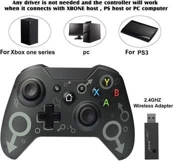 2.4 G sem Fio Controlador Para Xbox, Um Console Para PC Para o Smartphone Android Gamepad, Joystick Para Xbox Um Controlador sem Fio