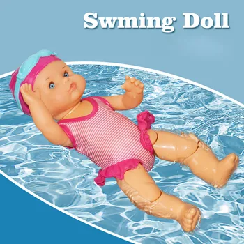 New kids brinquedos Bonecas de Divertimento aquático, Piscina Para à prova d'água Elétrica Boneca Melhor Presente de Brinquedo Para o bebê presentes de Crianças