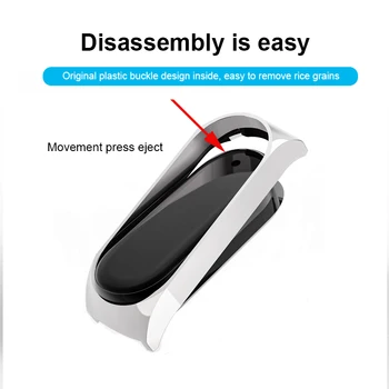 Para Xiaomi Mi Banda 5 Alça de Metal Pulseiras Pulseira de Aço Inoxidável para Mi banda 5 Cinta Inteligente Accessorie Para MI banda 5 TXTB1