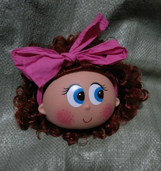 Adorável Grandes Raros Espanha Cabeça de Boneca Bonito DIY Boneca Brinquedo de Menina Crianças de Aniversário, Presente de Natal