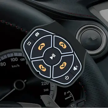 Carro Volante Mãos-livres Bluetooth Multimédia Botão de Controle Remoto