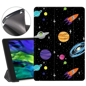 Céu estrelado Para o ipad 7º caso de geração Automática de Despertar 11 iPad Pro 2020 Caso Para o ipad mini 1 2 3 4 5 Para ipad Ar 2 Capa