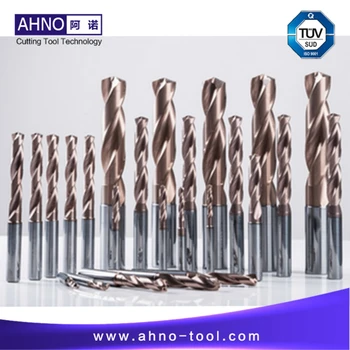 AHNO de Tungstênio Solide Broca de metal duro de Bits 5xD para a Máquina do CNC da mais Alta Qualidade Broca de metal duro na China