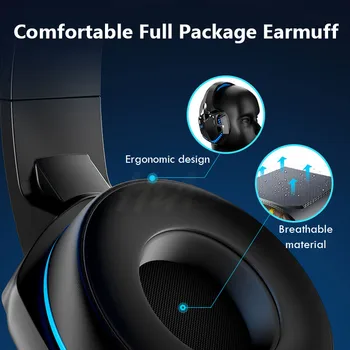 Profissional Fone de ouvido para Jogos Gamer Fones de ouvido Surround de 7.1 canais de Som para Computador PS4 PC com Fios de Fones de ouvido Com Microfone DIODO emissor de Luz Presentes