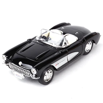 Maisto 1:24 1957 Chevrolet Corvette Carro Desportivo Estático Fundido Veículos Colecionáveis Carro Modelo De Brinquedos
