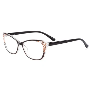 Gmei Óptico Elegante Ultraleve TR90 Oval Mulheres de Óculos com Armação Para Miopia Prescrição de Óculos com Mulheres de Óculos M1814