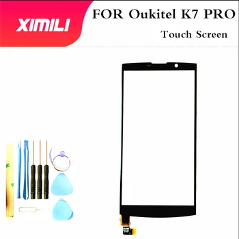 6.0 polegadas Para OUKITE K7 Pro Front Tela de Vidro da Lente de Nova Frente da Tela de Toque de Vidro Lente Externa para OUKITEL K7 Pro +Ferramentas
