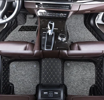Tapete Para Carros Personalizados Para Audi P8 2019 Luxo Dupla Camada De Fio De Loop Pedal De Tapetes Acessórios Do Carro Do Interior De Auto Estilo Tapetes